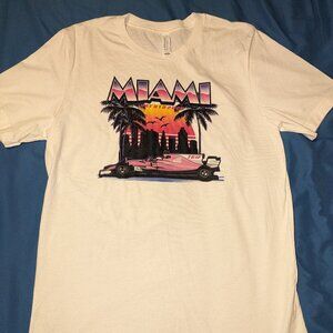 Two Girls 1 Formula Podcast Miami Formula 1 T-shirt